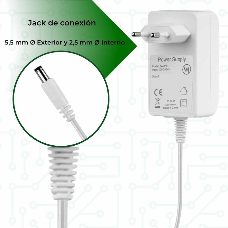 TECHZOCO 9V Power Supply 9V Power Supply 9V Power Supply