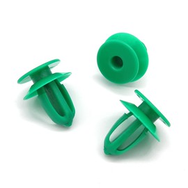 VVO Fasteners Green Plastic Clips Front Door Trim Compatible with Some Vauxhall Astra Cascada Corsa Insignia Meriva Zafira Tourer (Pack of 10 Clips)