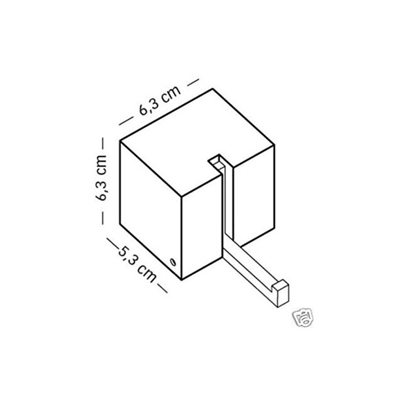 Pieperconcept Ancora Wandhaken Beech Charcoal 8107 Union