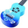 Mahalo Ukuleles Mahalo Designer Series Ukulele, Right Handed, Blue Burst,