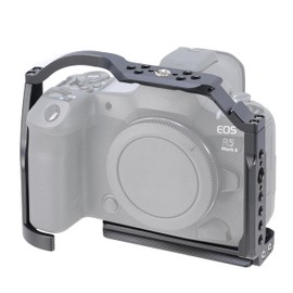 FOTGA Camera Cage for Canon EOS R5 Mark II Camera, Aluminium Cage Stabiliser Rig with Nato Rail, Cold Shoe, 1/4"-20 Screw, 3/8"-16 Holes for Arri Grip, Quick Release Plate for Arca Tripod