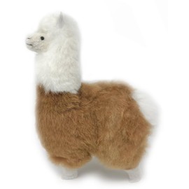 OriginAlpaca - 12" Baby Alpaca Plush Figure - 100% Handmade Alpaca Fur Home Décor