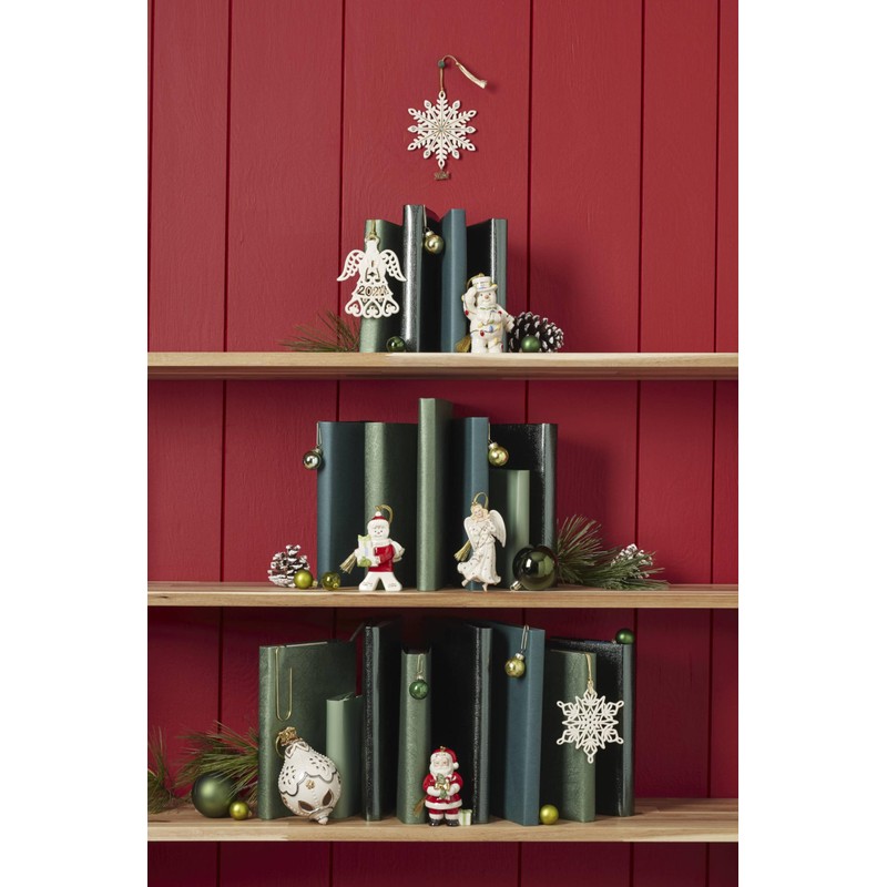 Lenox 895755 2024 A Year to Remember Angel Ornament, Christmas