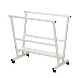 MEEDEN Print Rack - Art Storage Rack with Rolling Casters - Metal Print Display Rack for Artworks, Posters, Print - White
