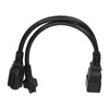 IEC320 C20 to IEC320 C5 5 15R Power Cord Male