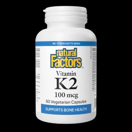 Natural Factors Vitamin K2 100mcg 60 Veggie Caps