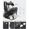 SWICKY Travel Laptop black backpack 50L ，carry on Flight Approved