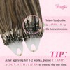 YoungSee Micro Loop Hair Extension Brown Micro Hair Extensions Highlight