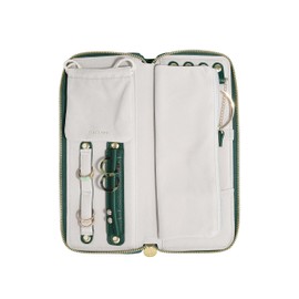 Stackers Forest Green Jewellery Roll
