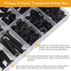 150 Pieces M6 Screws Nuts Washers Set Black, Sutemribor M6