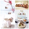 3Pcs Christmas House Cookie Cutter Set, Mini Ginger House Stainless