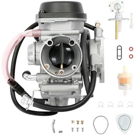 Carburetor Compatible with 2003-2007 Suzuki LTZ400 LTZ 400 Quadsport ATV Carb 2004 2005 2006 (Includes Fuel Valve Petcock)
