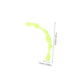 Kisangel 4pcs Collision Protective Cover for Flip Drone Propeller Guards TPU Material Easy Installation Full Protection for Enhanced Safety Reliable Drone Accessory Light Green