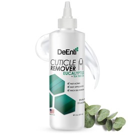 DeEnti Instant Cuticle Remover Gel Professional Softener with 15-Second Removal 8-Ounce Bottle for Hands and Feet Nail Care Salon Quality Manicure and Pedicure Supplies, Eucalyptus, 1 Piece, 237L / DeEnti 인스턴트 큐티클 리무버 젤 15초 제거 기능이 있는 전문 유연제 손 발 손톱 관리용 8온스 병 살롱 퀄리티 매니큐어 및 페디큐어 용품, Eucalyptus, 1개, 237L