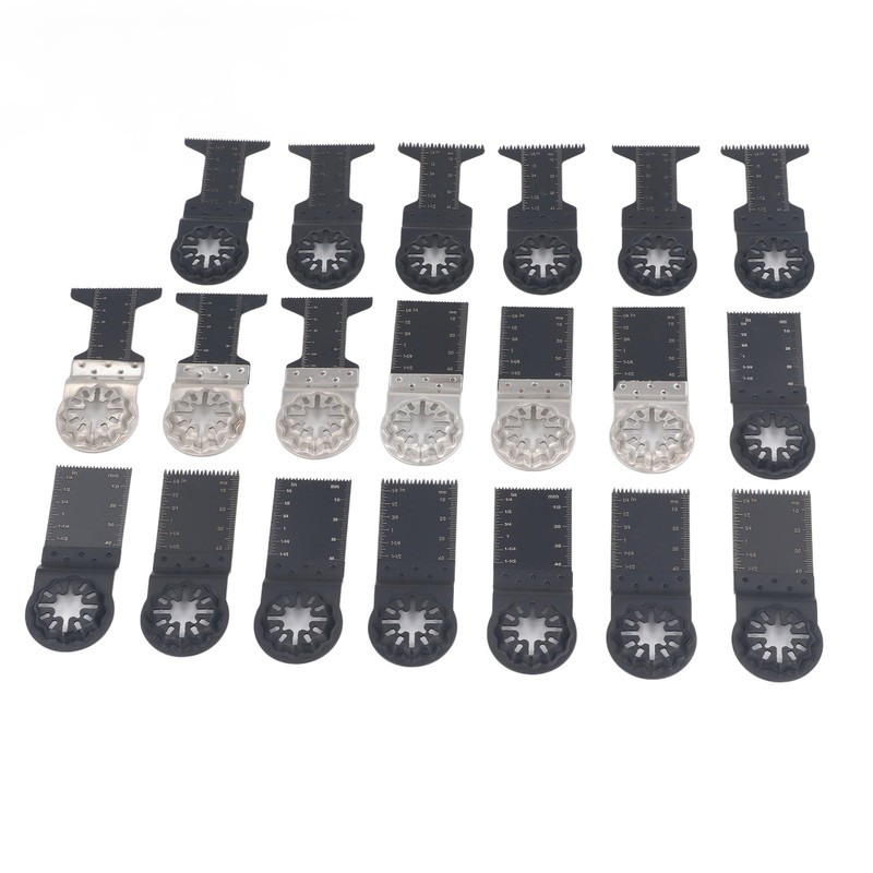 20Pcs Oscillating Saw Blade 34mm 40mm Cut Depth Multitool Blade