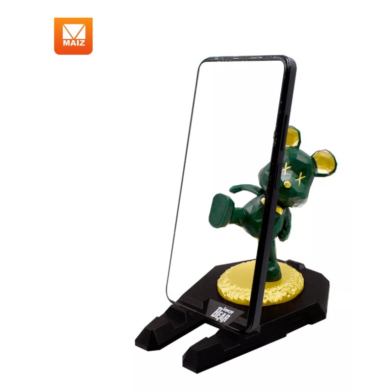 Maíz Soporte Base Celular Escritorio Figura Estatua Oso Kawaii