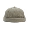Clape Corduroy Docker Cap Men's Docker Hat Lightweight Docker Brimless