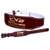 EVO Fitness 4" Pure Leather Gym Belts Weightlifting Straps Back