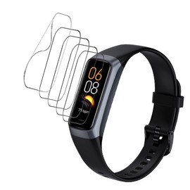 Ranyi [5 Pack] for ZKSSGY C60 / BSLIZHEN C60/ ST-CARE C60/ Aukire C60/Zeacool C60 Fitness Tracker Screen Protector 1.1", HD Clear Full Coverage Anti Scratch Bubble Free Soft TPU Screen Protector Film