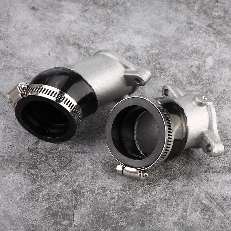 2PCS Aluminum Carburetor Intake Manifold for Honda CX500 1978-1982