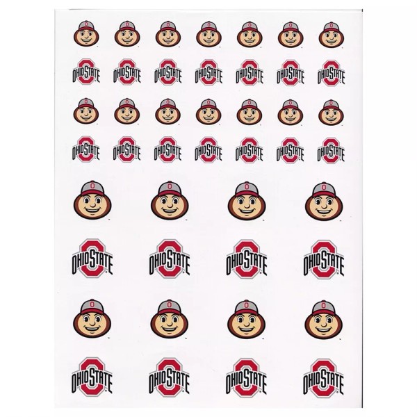 Fanatic Group Ohio State Buckeyes Small Sticker Sheet - 2