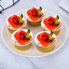 50 Set Disposable Cupcake Wrappers Cupcake Muffin Liners with Lids,