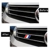 QEDBOJE 2 pcs French Flag Aluminium Badge Grille Badge Sticker