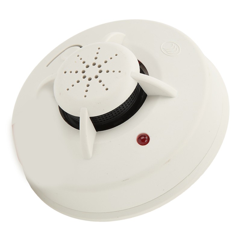 Smoke Alarm Battery Operated LED Indicator Quick Response Dustproof 360°