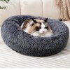 Cat Bed Pet Bed Fluffy Round Dog Bed Rabbit Bed