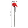 Tent Stakes, Camping Lawn Stakes, Screw Thread Canopy Stakes, 7.9