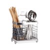 Kitchen Utensils Drying Rack 304 Stainless Steel Square Spoon Knife