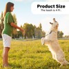 ZHOMA 4FT Chew Proof Metal Dog Leash with Comfortable Handle,