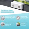 PINGXNG Window Locks,4 Sets,Alu Alloy Material Window Lock for Vertical&Horizontal