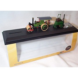 oxford Aveling & Porter Steam Roller & Tar Spreader Vehicle 1:76 scale diecast model