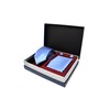 Tie Set with Light Blue Tie, Pocket Square and Cufflinks