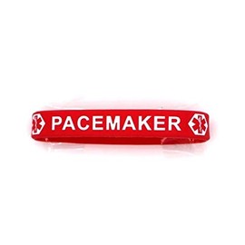 Pacemaker Silicone Bracelet and Emergency Wallet Card - Pacemaker Recipient Medical Alert ID Bracelet Emergency Wristband (PACEMAKERB-122)