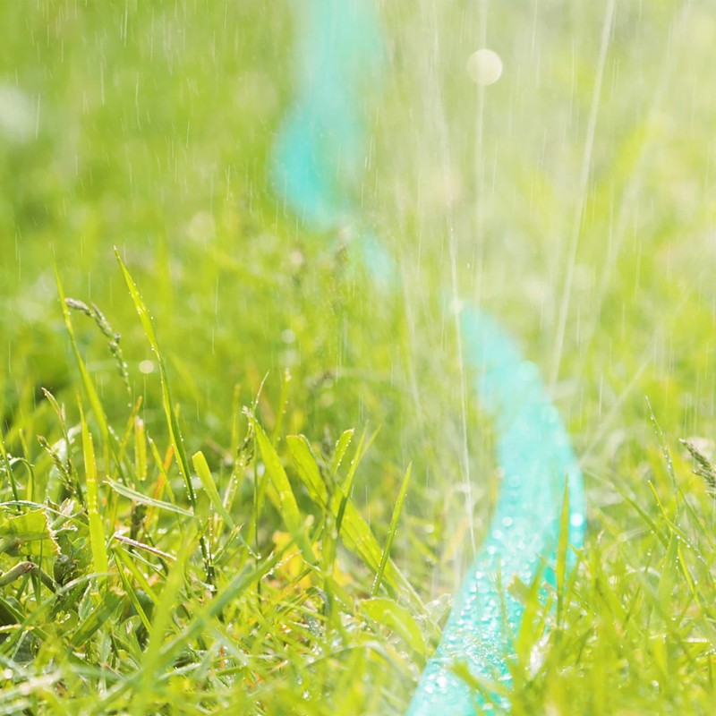 Relaxdays Irrigation Hose 5m Length Uniform Bed Irrigation Flat Ready