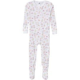 Gerber Baby-Girls 2-Pack Footed Pajamas, Dogs