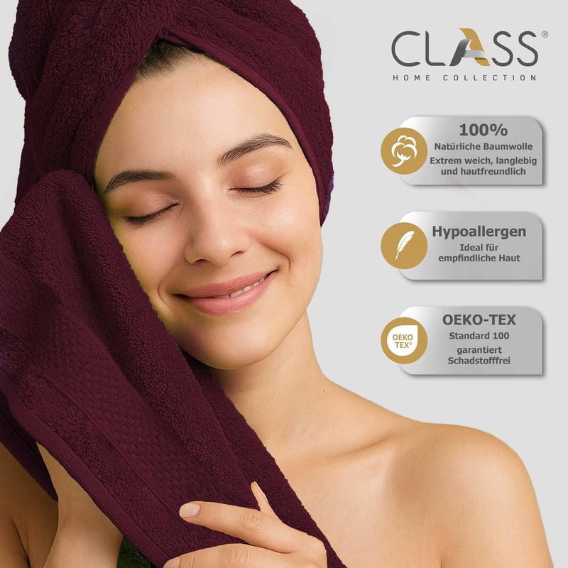 Class 4 Piece Terry Towel Set | Pack of 4