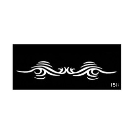 Pochoir pour le Corps format 2'' X 6'' #158 Tribal