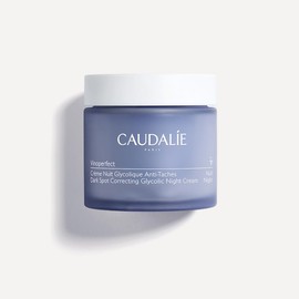 Caudalie Vinoperfect Crema Iluminadora Glicólica de Noche, Envase Recargable - 50 mL