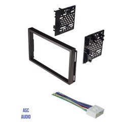 ASC Double Din Car Stereo Install Dash Kit and Wire Harness for 04-06 Chevy Aveo; Daewoo: 99-02 Lanos, 99-02 Leganza, 99-02 Nubira; Suzuki: 04-08 Forenza, 05-08 Reno, 04-07 Verona