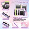 Kit De Extensión De Pestañas De 4 Cajas, 832 Pcs