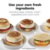 Hamilton Beach Breakfast Sandwich Maker with Egg Cooker Ring, Customize