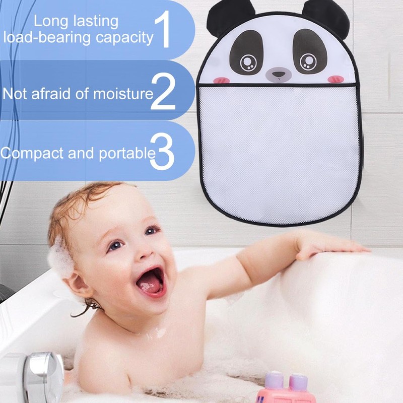 EYVRPAU Bath Toy Net Hygienic Storage Bath Toy Tub Shelf