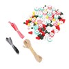 Christmas Bead Decoration Kit DIY Ornament Set Tree Hanging Decor