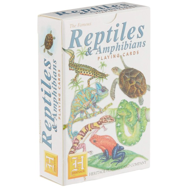 Heritage Playing Card Reptiles & Amphibians Cards