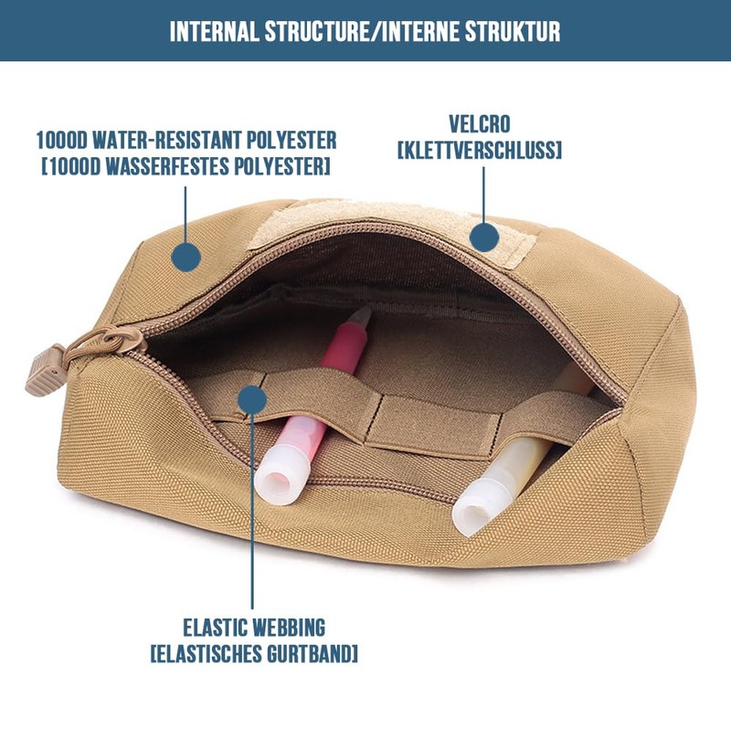 MUCHER Tactical Bag Tactical Drop Pouch for Chest Rig, Underbelly