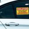 “Violation" - Vehicle Illegally Parked, Parking Violation Notice Vehicle is