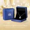 CDE Heart Necklaces for Women 925 Sterling Silver Birthstone Pendant